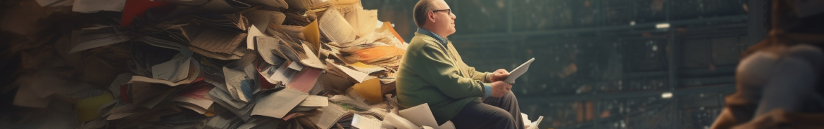 A man sat on a huge pile of waste {{brizy_dc_image_alt imageSrc=